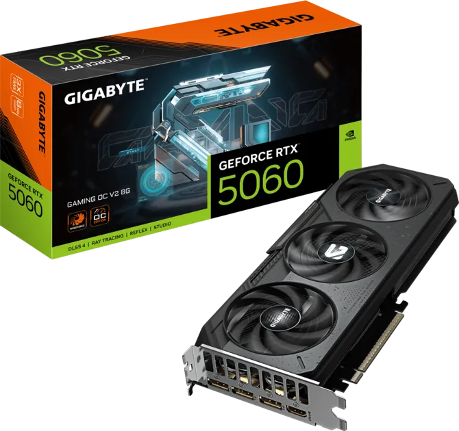 Placa De Video Gigabyte Geforce Rtx™ 5060 Gaming Oc V2 8gb