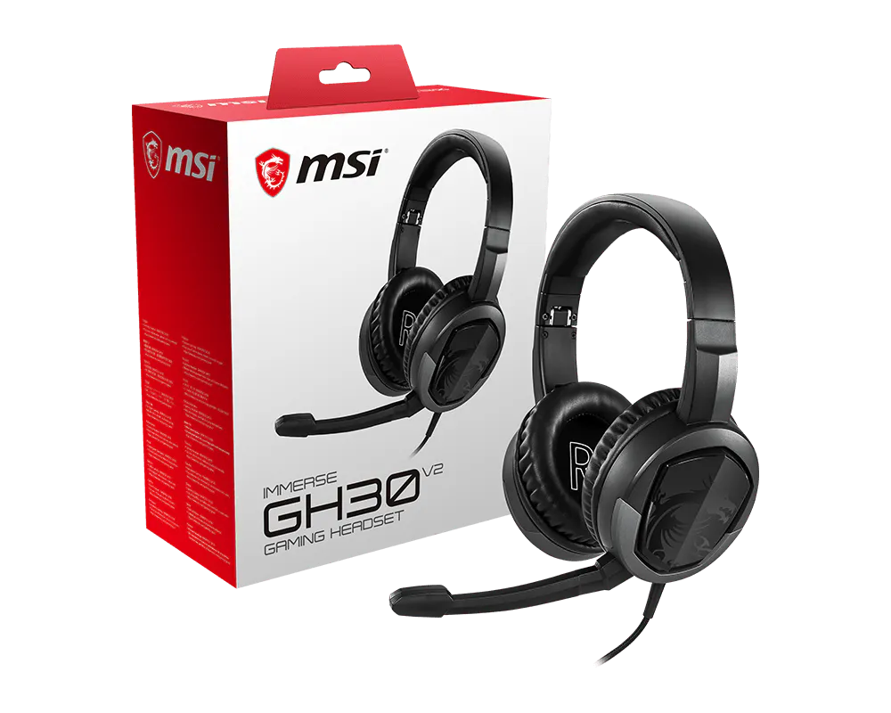 AURICULARES + MIC MSI IMMERSE GH30 V2