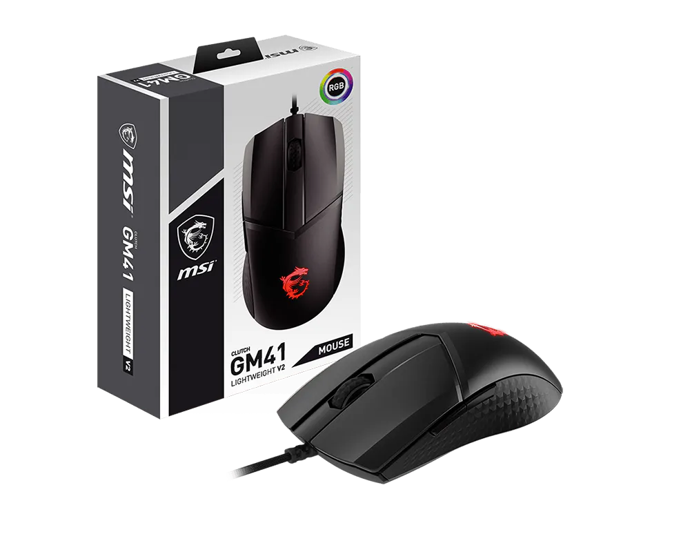 Mouse Msi Clutch Gm41 Lightweight V2