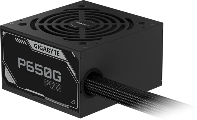 Fuente Gigabyte 650w 80 Plus Gold Atx 3.1 Pcie 5.1 Black — foto 3