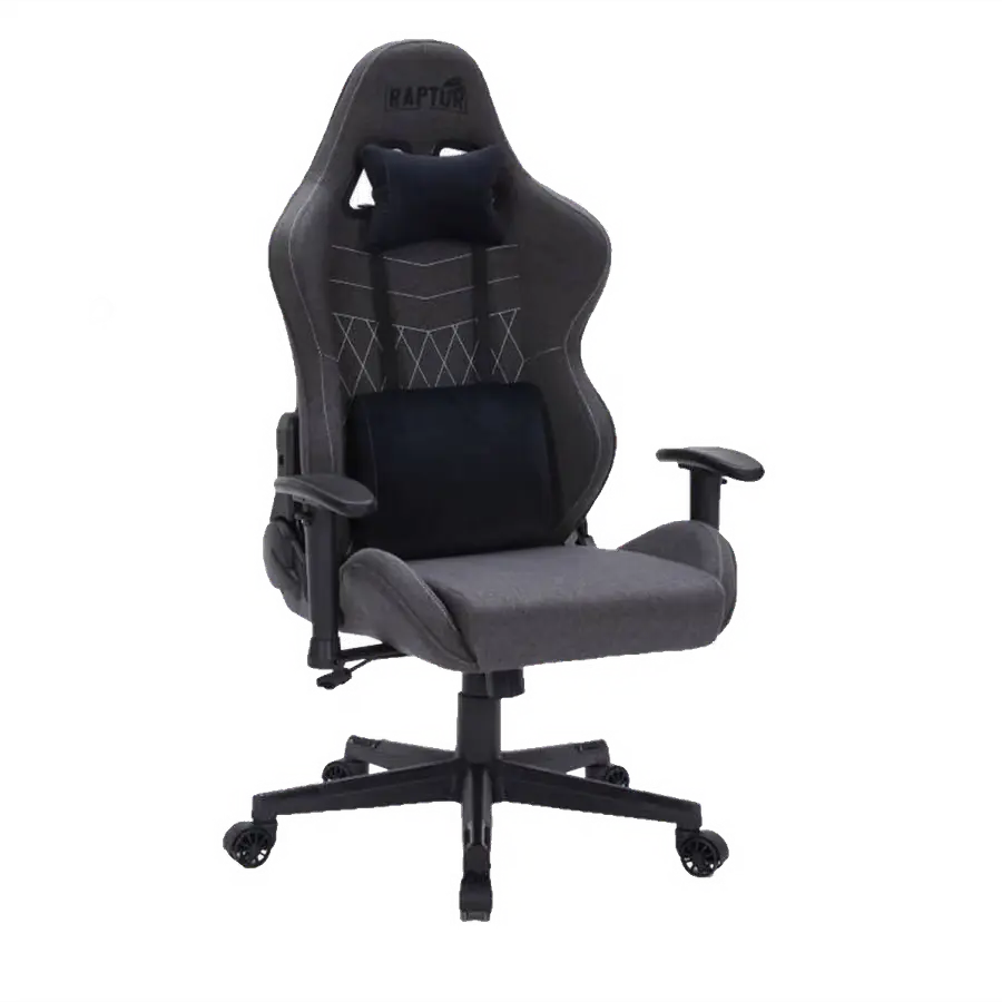 Silla Gamer Raptor Throne R1 Tela Negra — foto 3
