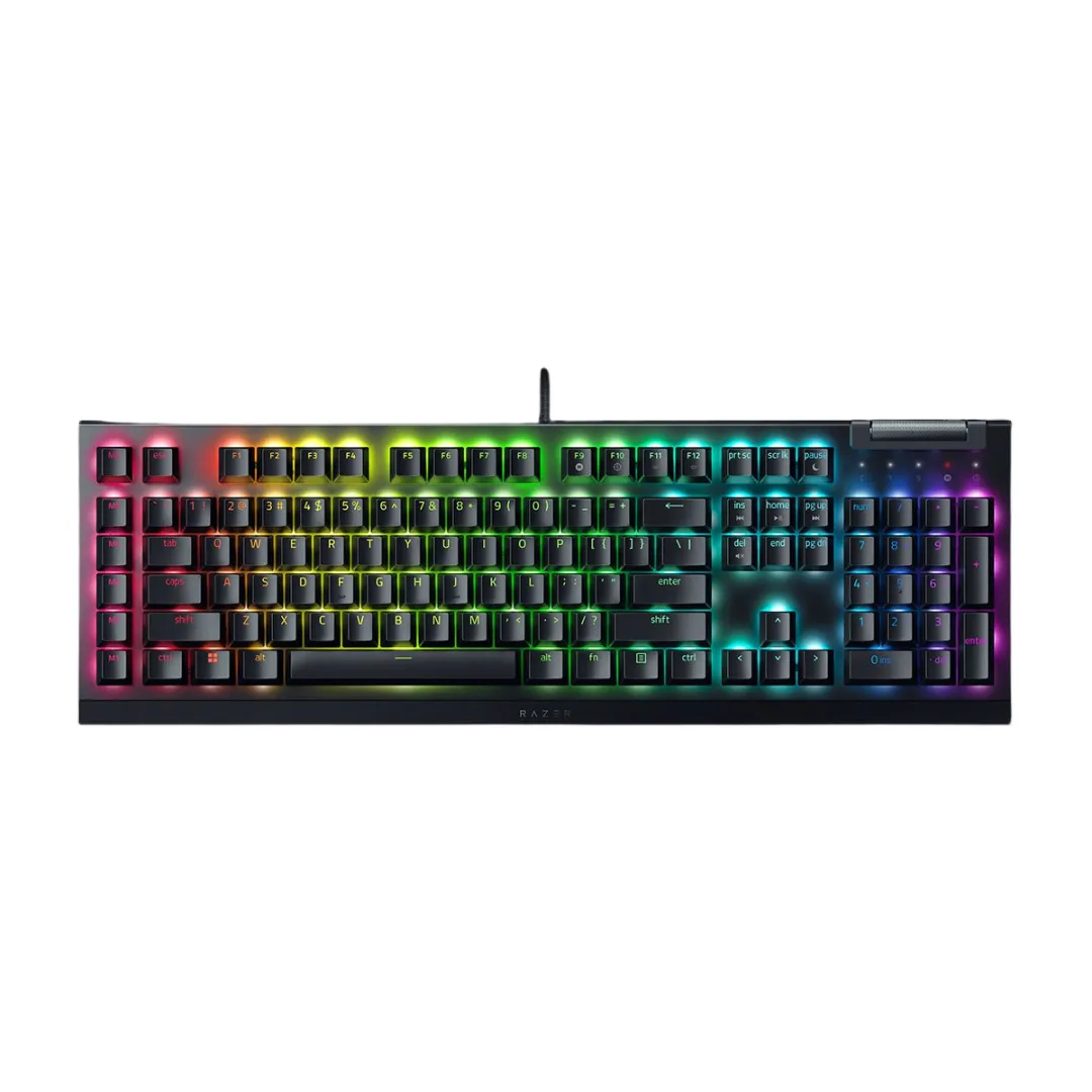TECLADO RAZER BLACKWIDOW V4 X MECHANICAL (YELLOW SWITCH SP LAYOUT)