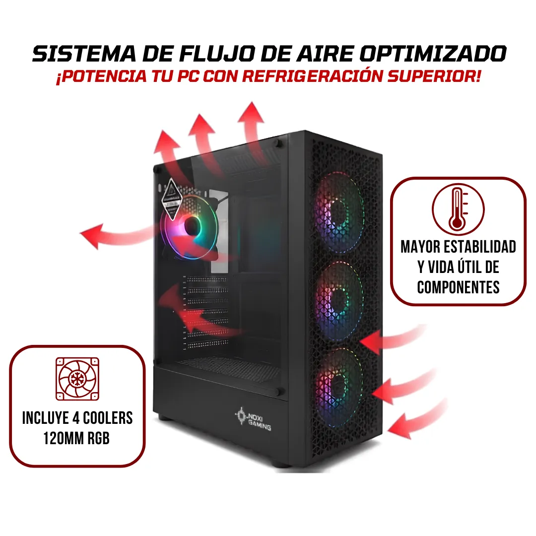Noxi Gaming Pc Amd Ryzen 5 5600gt | 16 Gb | 960gb Ssd | Wifi