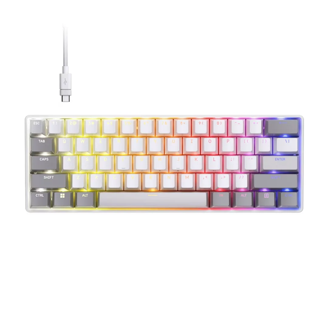 TECLADO CORSAIR CLIPPER PRO MINI WHITE