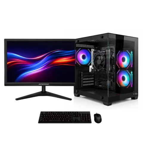 Noxi Gaming Pc Amd Ryzen 5 5600g | 16 Gb | 480 Gb | Monitor Performance 24