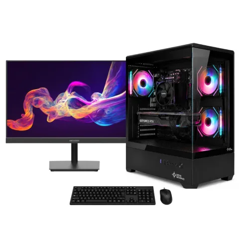 NOXI GAMING PC AMD RYZEN 5 5500  16 GB  480GB  RTX 3050  MONITOR HIKVISION 100HZ