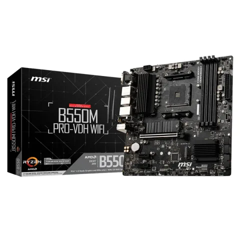 Motherboard Msi B550m Pro-vdh Wifi Box Am4 M-atx